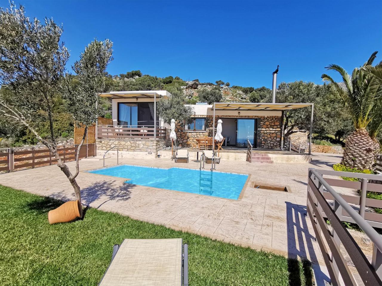 Souda Bay Cottage 플라키아스 외부 사진